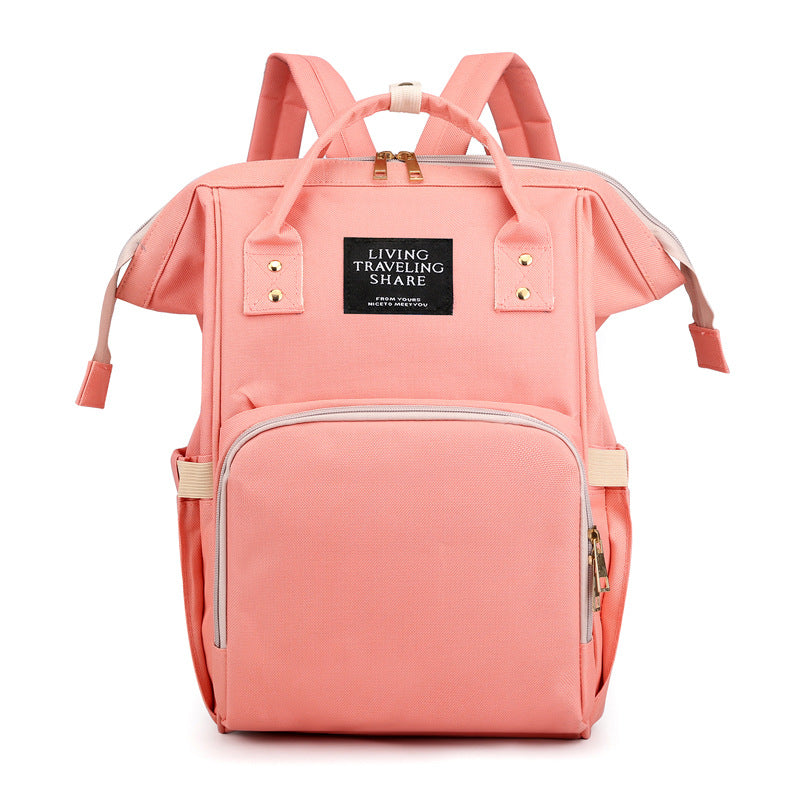 New mummy bag multifunctional mother and baby bag fashion mom bag bottle backpack diaper