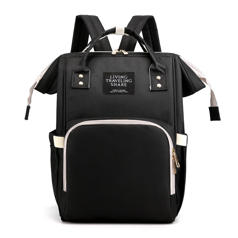 New mummy bag multifunctional mother and baby bag fashion mom bag bottle backpack diaper