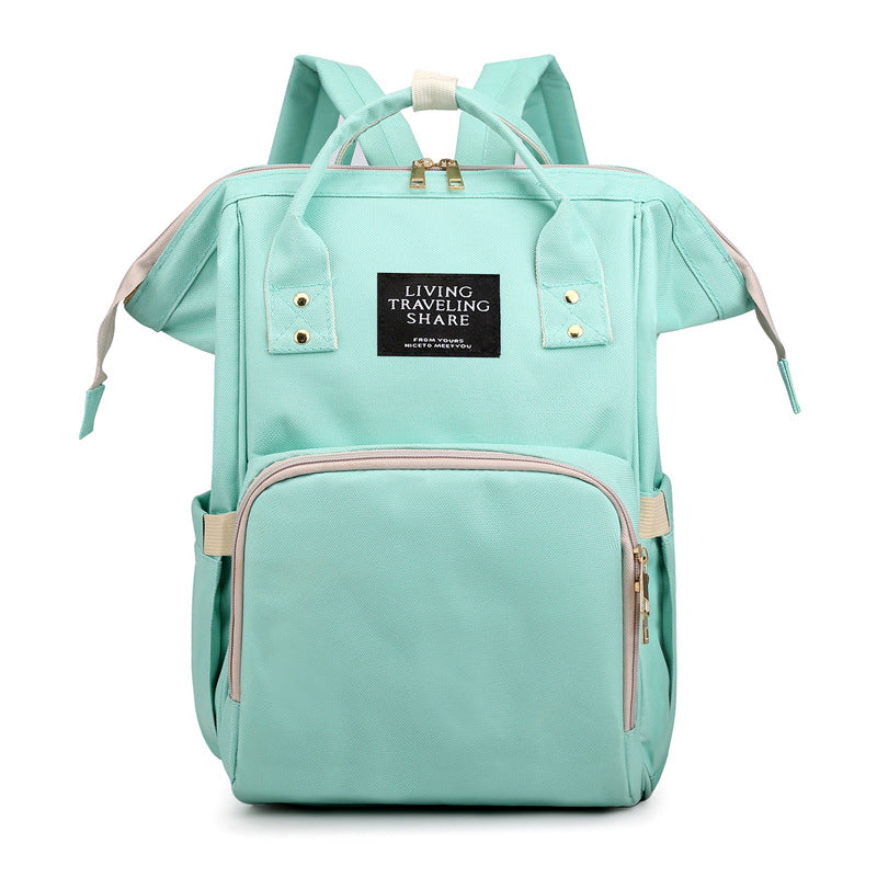 New mummy bag multifunctional mother and baby bag fashion mom bag bottle backpack diaper