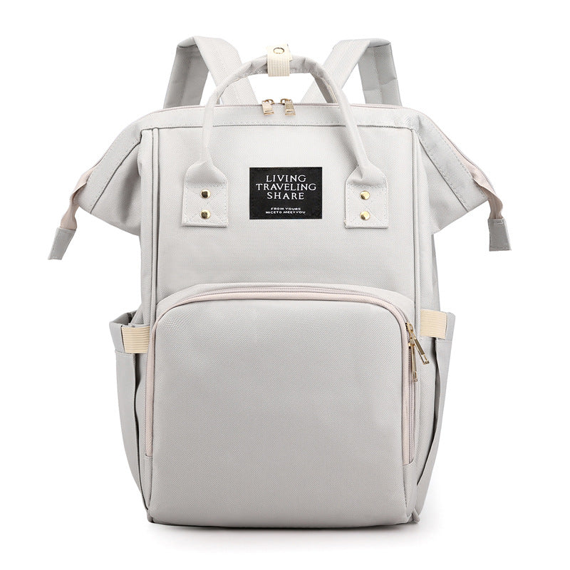 New mummy bag multifunctional mother and baby bag fashion mom bag bottle backpack diaper