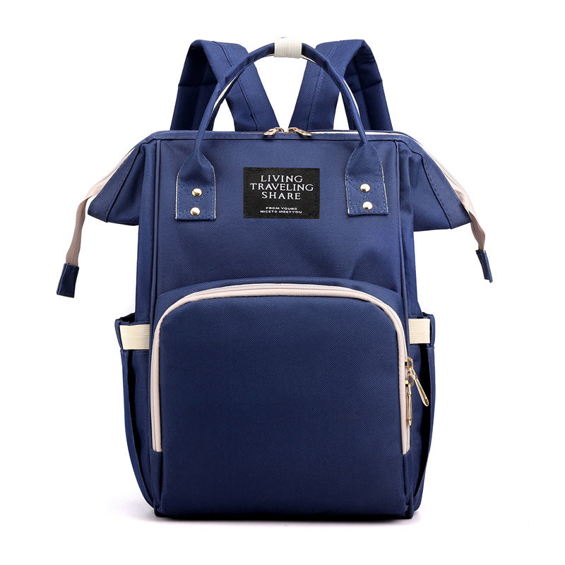 New mummy bag multifunctional mother and baby bag fashion mom bag bottle backpack diaper