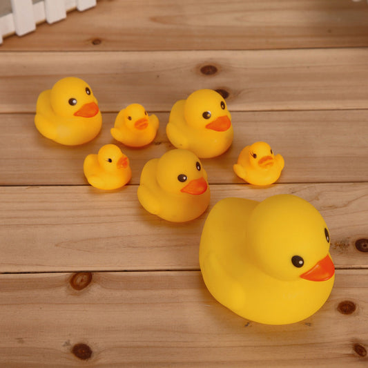 Duckling vocal will call children's toys yellow ducklings