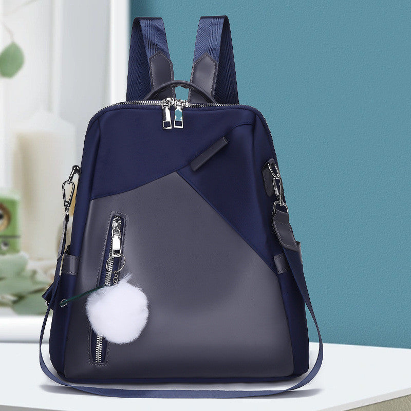 Women's Fashionable Oxford Cloth Backpack