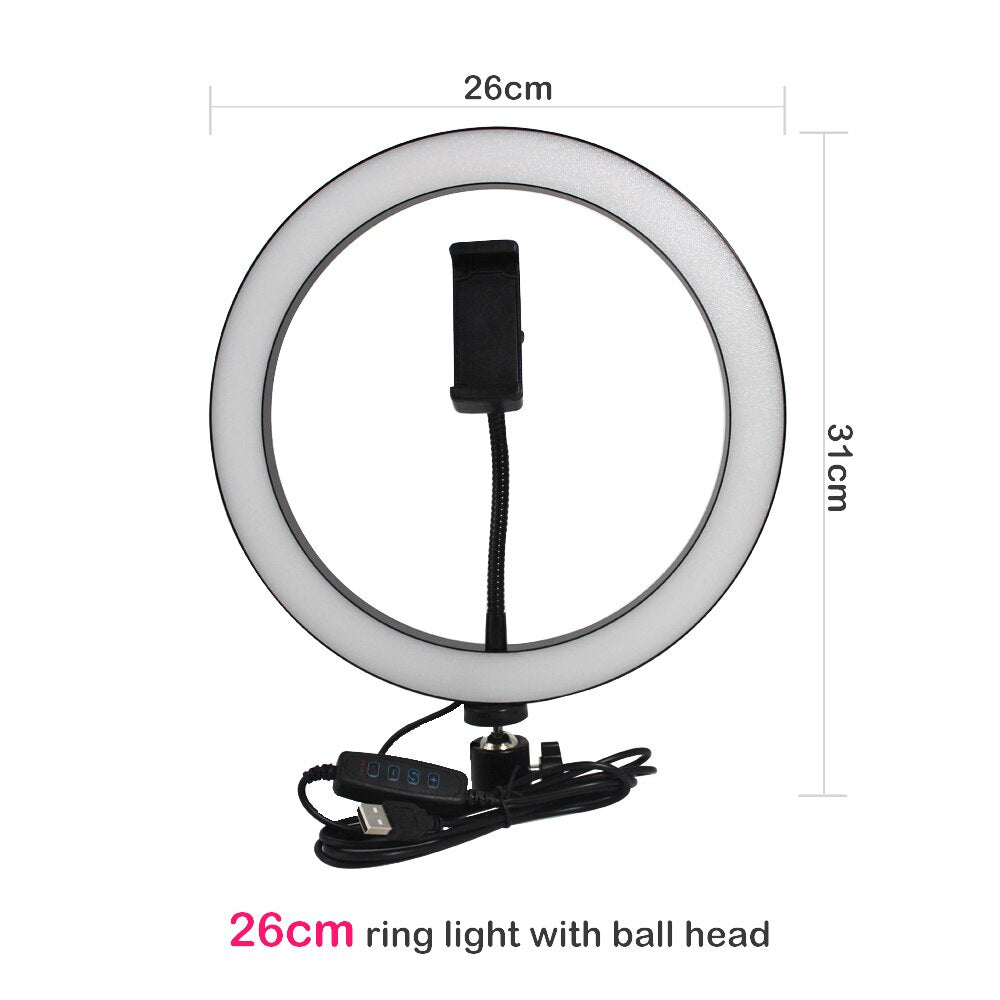 Compatible with Apple, Tripod Fill Light Live Bracket Beauty Light Set Ring Light