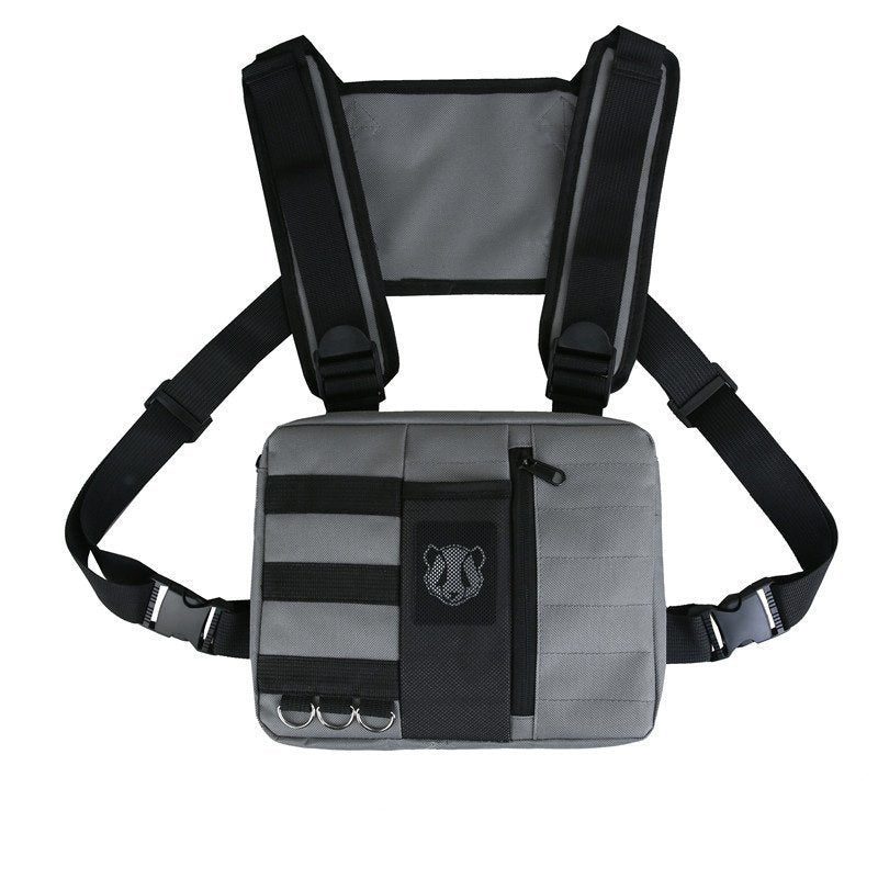 Multifunctional Tactical Mechanical Style Outdoor Work Clothes Chest Bag