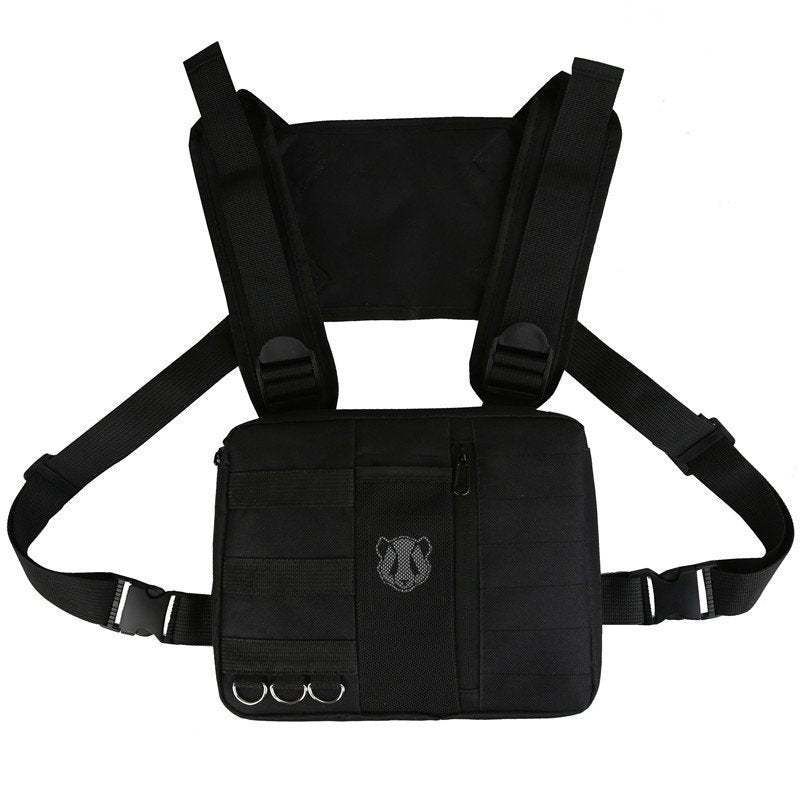 Multifunctional Tactical Mechanical Style Outdoor Work Clothes Chest Bag