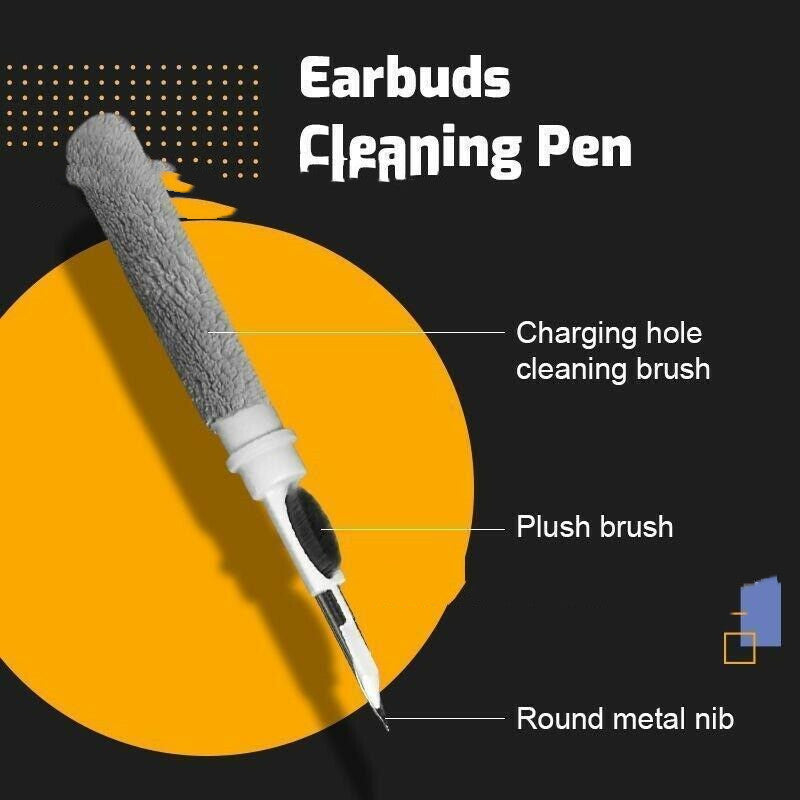 Bluetooth Earbuds Soft Cleaning Brush Wireless Earphone Washing Headphone Earplugs Cleaner Pen