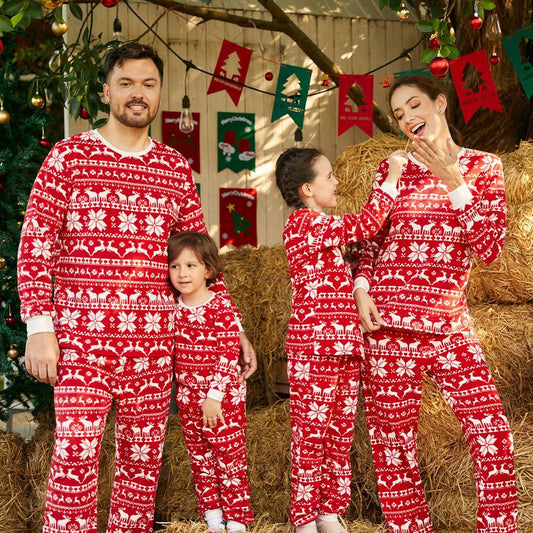 Family Home Parent-child Suit Printed Pajamas