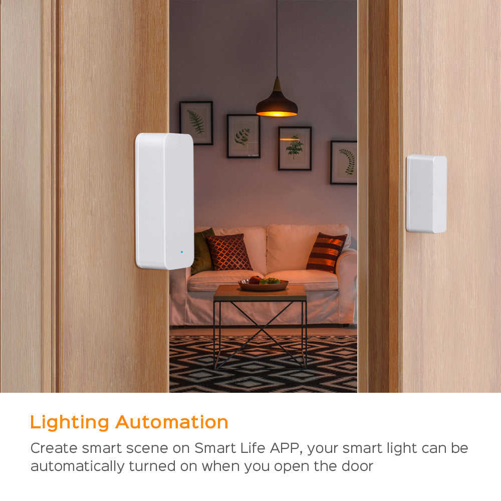 Tuya Tuya door magnetic smart home Tuya wifi door magnetic door and window alarm wifi door sensor