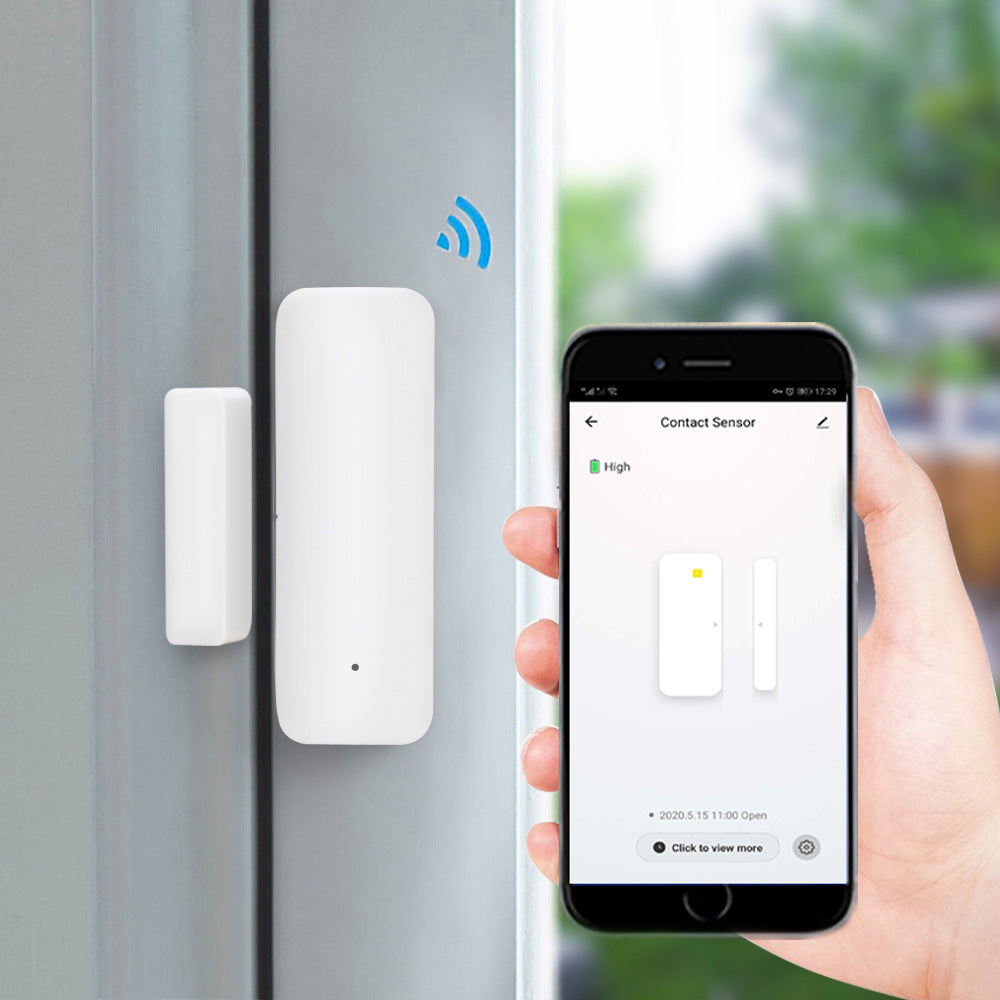 Tuya Tuya door magnetic smart home Tuya wifi door magnetic door and window alarm wifi door sensor