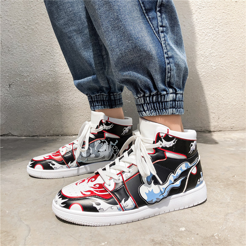 Naruto joint aj1 Naruto Penn Air Force One new summer trend high-top sneakers male V18