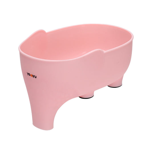 Elephant Drain Basket Multi-purpose Kitchen Storage Drain Basket <Household Fruit and Vegetable Basket Plastic Drain Basket>